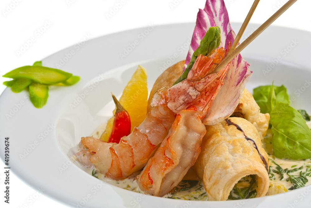 Salad with shrimp Salad with shrimp