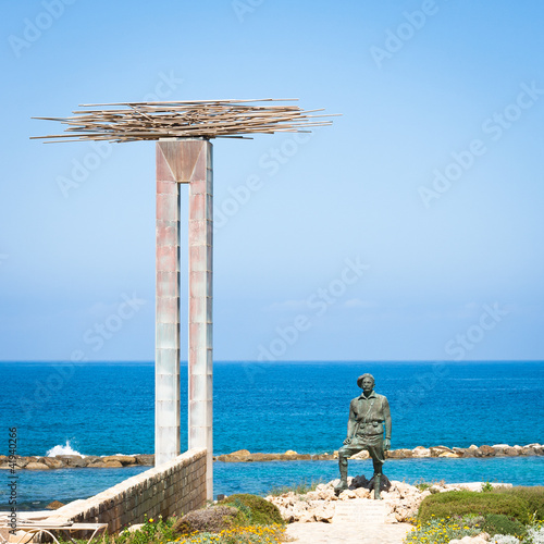 Monument remembering liberation struggle (Chloraka, Cyprus)