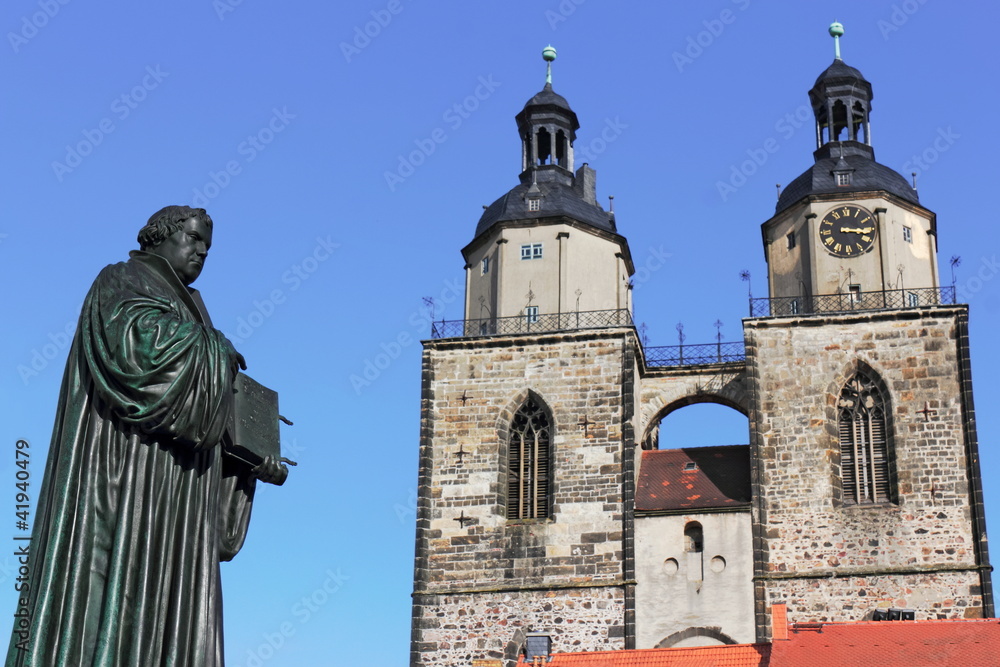 Naklejka premium Luther und Marienkirche