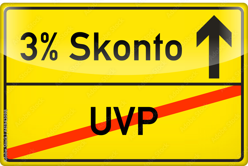 Fototapeta premium 3 Prozent skonto