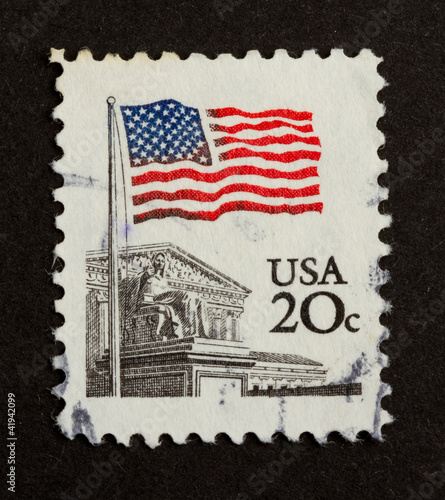 USA - CIRCA 1975: Stamp printed in the USA photo