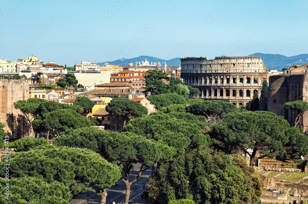 The Colosseum in  Rome - Italy