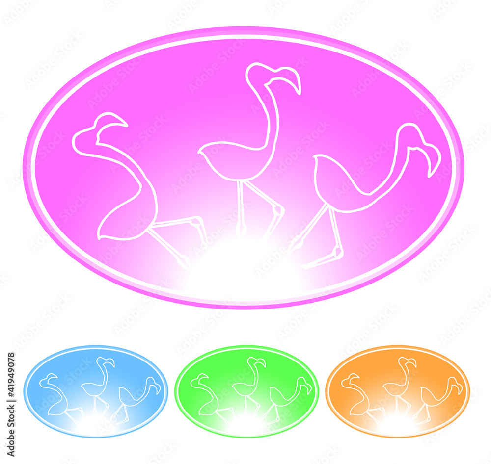 Zoo color emblem Zoo color emblem
