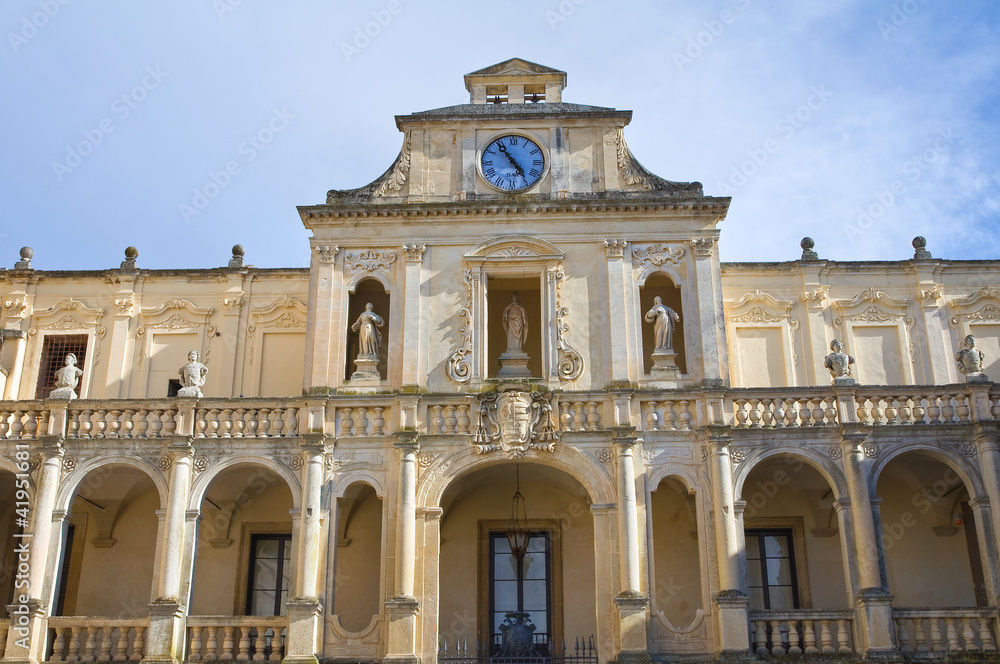Episcopal palace. Lecce. Puglia. Italy.