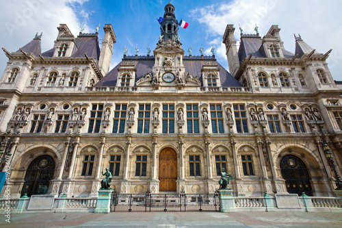 Paris, Frankreich. Rathaus Hotel de Ville