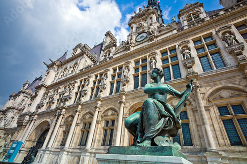 Paris, Frankreich. Rathaus Hotel de Ville