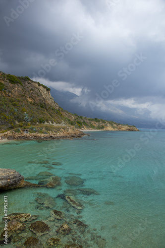 grèce; ioniennes, kefalonia : agio thoma