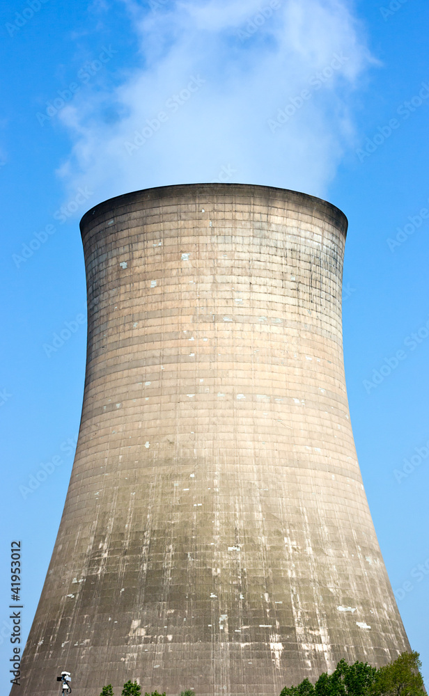 Cooling Tower at a power plant. Cooling Tower at a power plant.