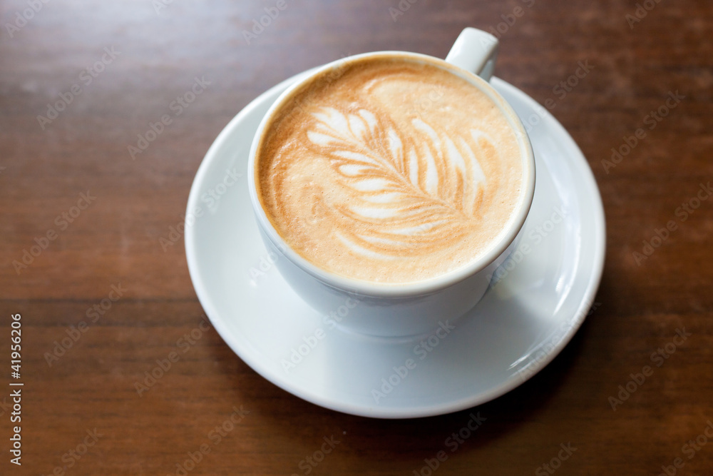 cappuccino on a table cappuccino on a table