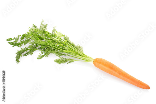 Carrot isolated on white, clipping path included