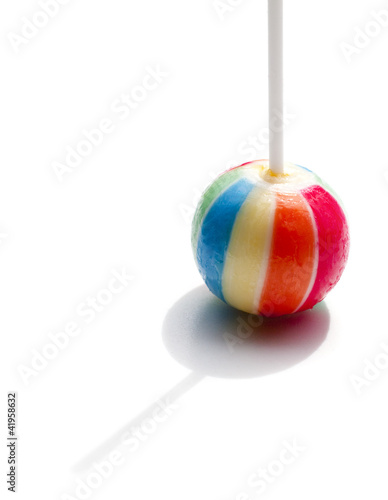 bonbon sucette multicolore photo