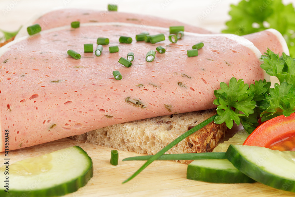 Leberpastete auf Brot Leberpastete auf Brot