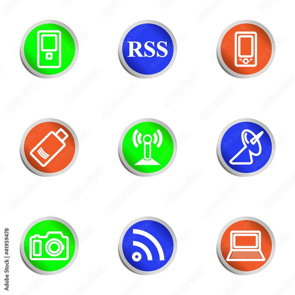 Glossy icon set Glossy icon set