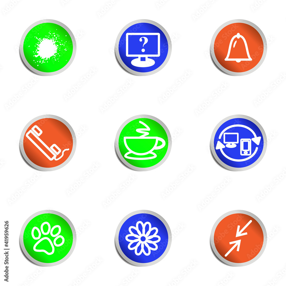 Glossy icon set Glossy icon set