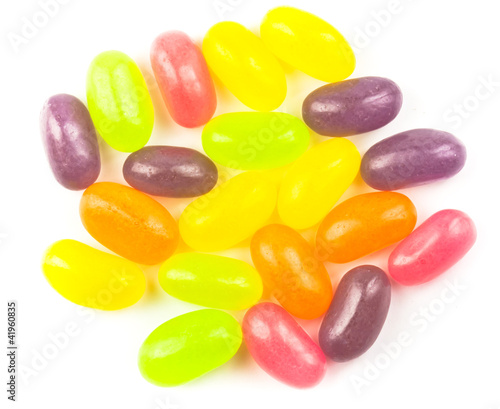 Colorful sweet jelly beans