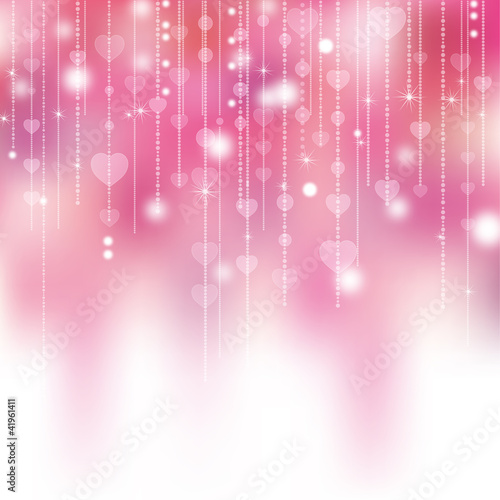 heart shines background