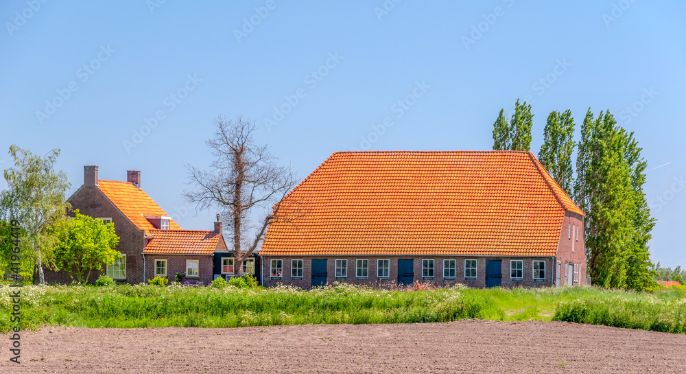 Typical Dutch farm