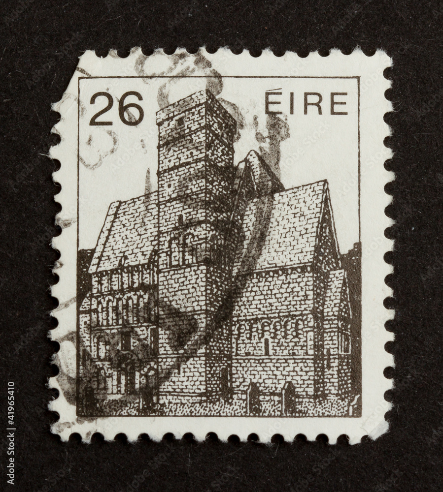 Obraz premium IRELAND - CIRCA 1980: Stamp printed in Ireland