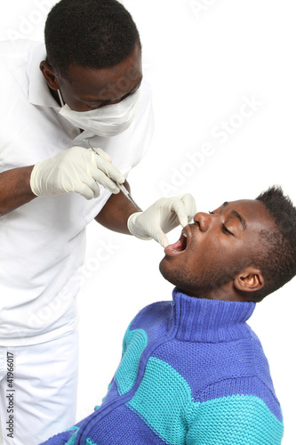 Patient beim Zahnarzt