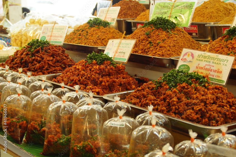 Several Kinds of Chili Paste in Thailand