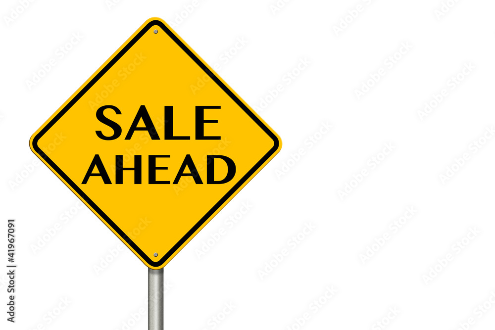 Sale Ahead Sign