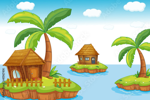 house on island