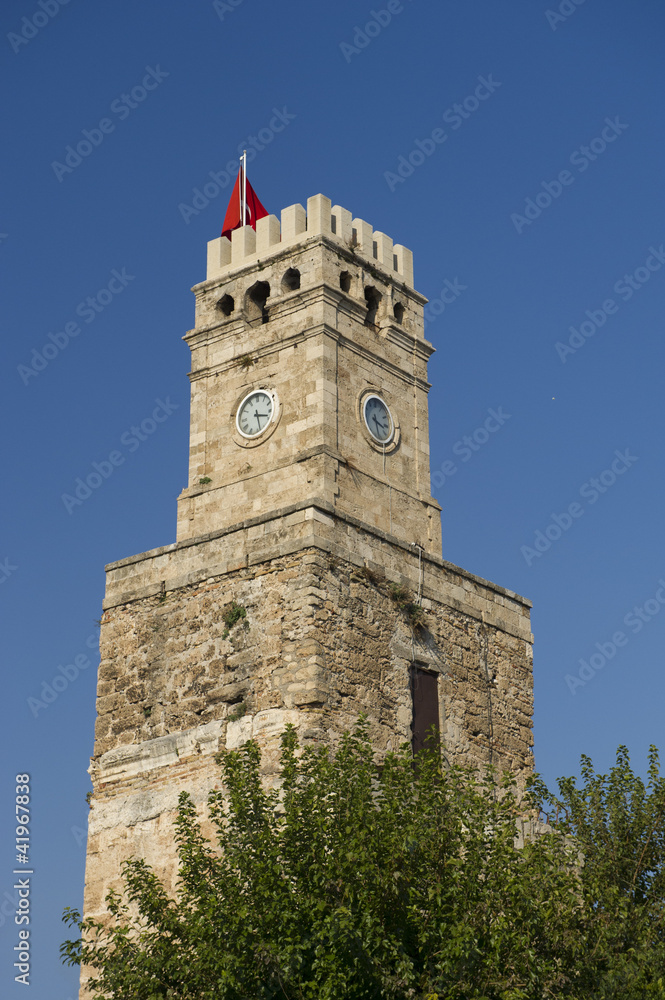 Clock tower Antalya Turkey