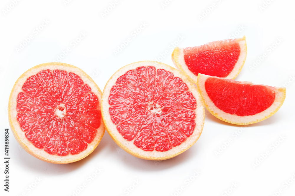 citrus fruits isolated on a white background. citrus fruits isolated on a white background.