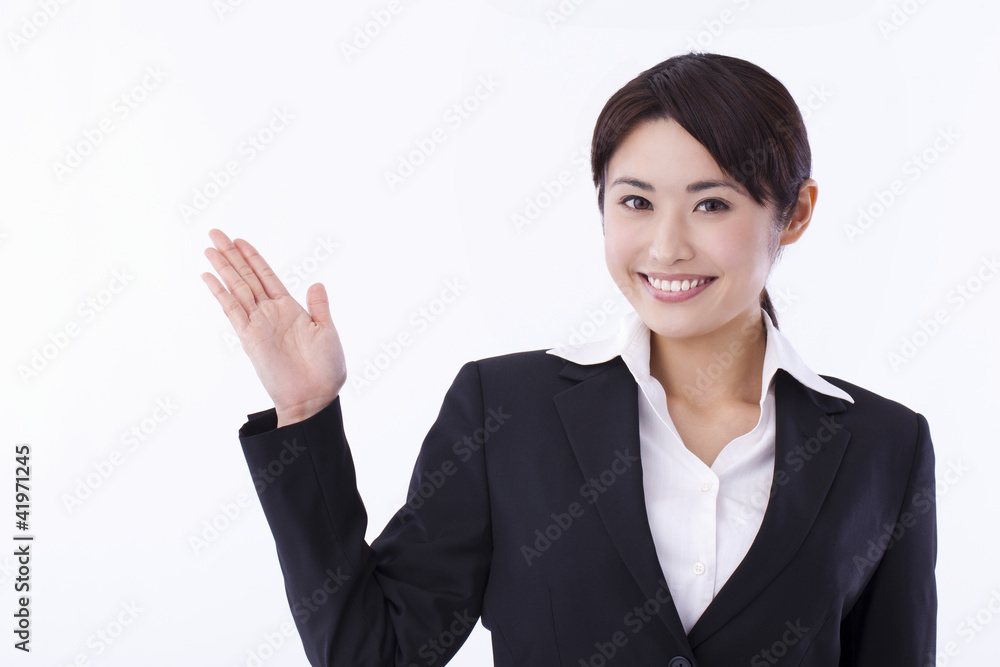 The young woman who shows around The young woman who shows around