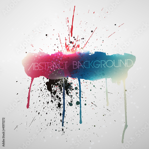 Paint splat grungy background