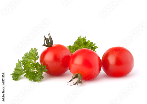 Small cherry tomato and parsley spice