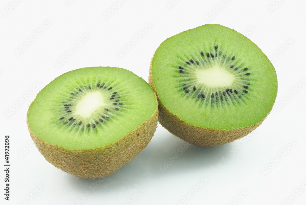 Fototapeta premium Two halves of kiwi