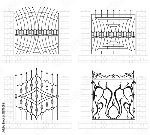 Iron fence