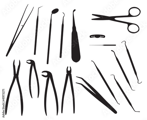 Dental, Vector illustration of "dentistry tools"