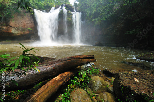 Great waterfall in Thailand