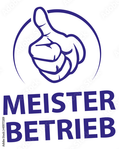 meisterbetrieb daumen hoch