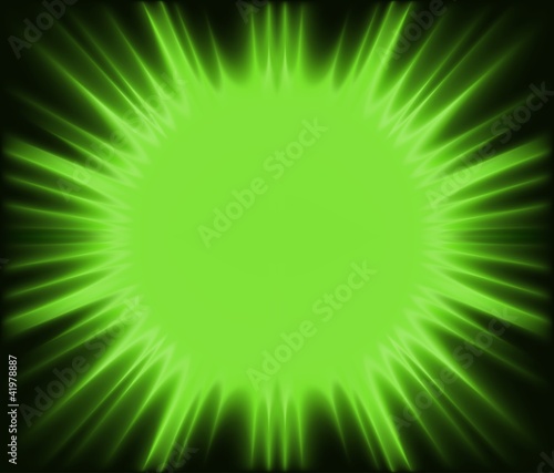 Green Corona - Abstract Bac...