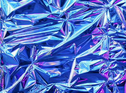Abstract texture of the foil