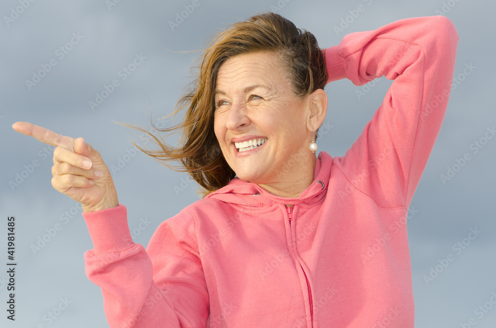 Fototapeta premium Happy and confident mature woman outdoor