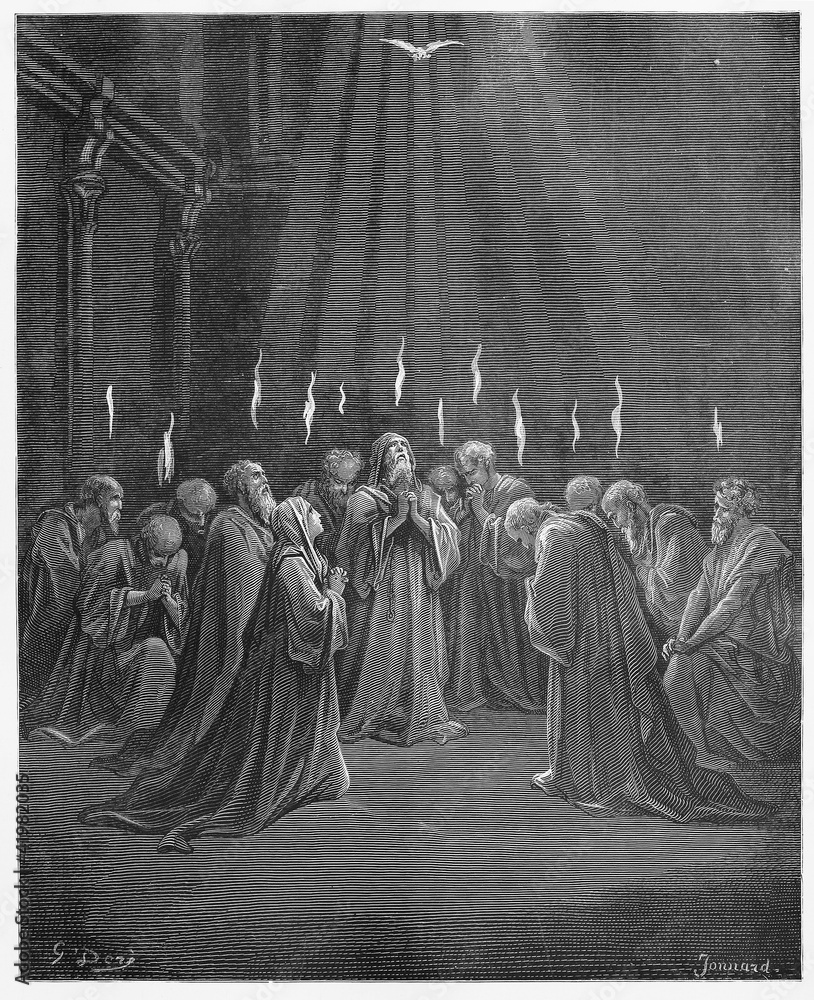 Obraz premium Descent of the Holy Spirit