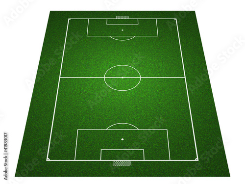 Perspective Football field