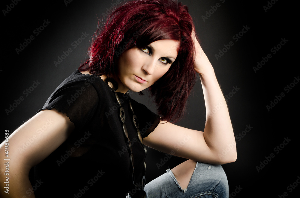 Redhead with an attitude Redhead with an attitude