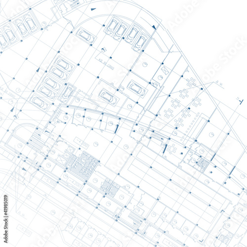 Architectural background. Part of architectural project