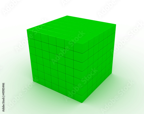 the color green..cube