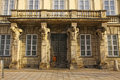 Main entrance of the Museum of Warsaw University, Poland #41986295