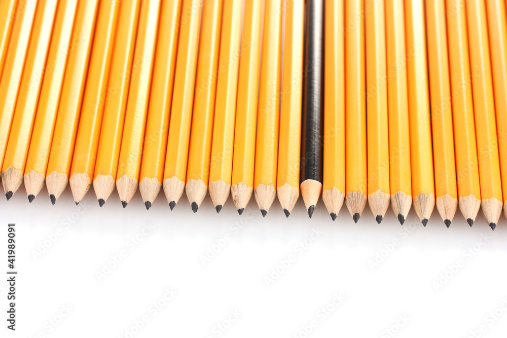 lead pencils isolated on white lead pencils isolated on white
