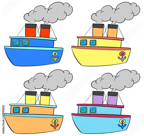 Boats in color