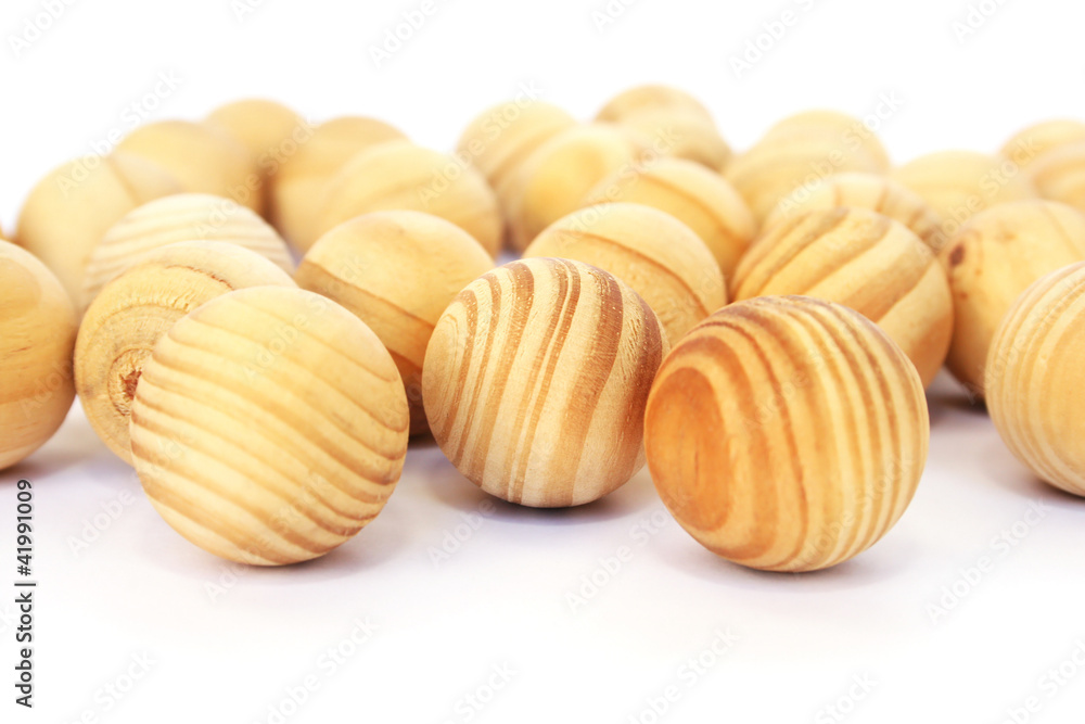 Wooden balls