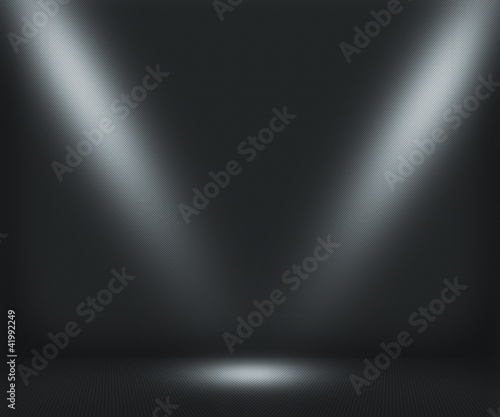 Dark Spotlight Room Background