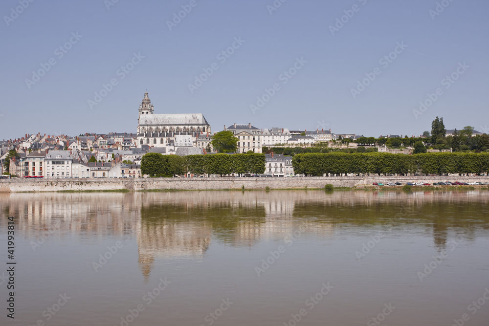 The city of Blois in the Loire Valley of France